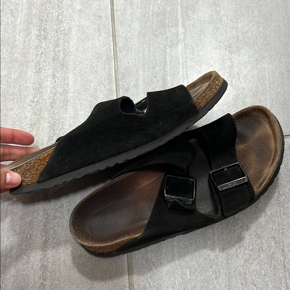 Black Suede Birkenstocks